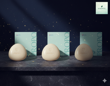 Propolis Soap-비누- 100g ( 3 PACKS) – Natural Cleansing Bar with Korean Propolis Extract