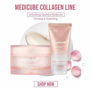 Medicube Collagen Line Set – Triple Collagen Cream & Collagen Milk Toning Wrapping Mask | Firming, Hydrating & Radiance Boosting Skincare