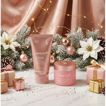 Medicube Collagen Night Mask & Jelly Cream Duo – Collagen Extract Blend, Hydrating Jelly Texture, 2-Piece Set