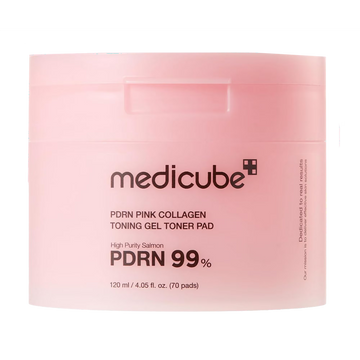 Medicube PDRN Pink Collagen Gel Toning Pad - 70 Pads