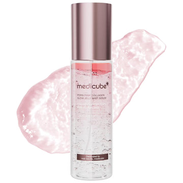 Anua PDRN Collagen Melting Patch + Medicube PDRN Pink Collagen Glow Jelly Mist Serum Set | Korean Skincare Duo for Hydration, Firmness & Glass Skin | Face & Neck Care