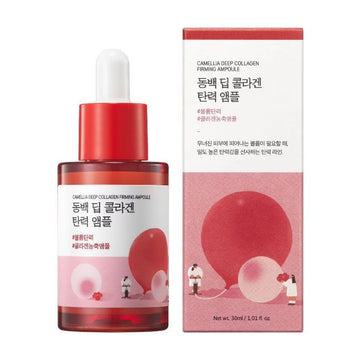 Round Lab Camellia Deep Collagen Firming Serum 30ml – Anti-Aging, Wrinkle Care & Skin Elasticity Booster