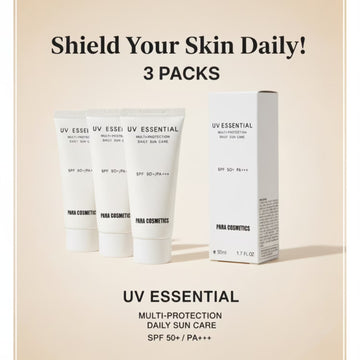 UV ESSENTIAL Multi-Protection Daily Sun Care SPF 50+ PA+++ | Lightweight Broad Spectrum Sunscreen | Para Cosmetics (50ml / 1.7 fl.oz.