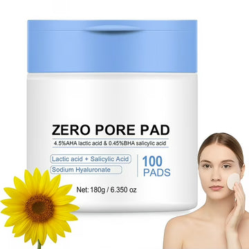 Zero Pore Pads 2.0 (2025 New) – Dual-Textured Facial Toner Pads for Gentle Exfoliation