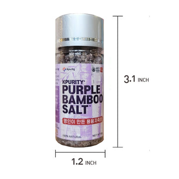 KPurity Minerals Roasted Purple Bamboo Salt, 45g Crystal