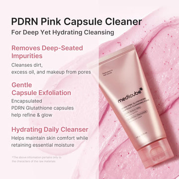 Medicube PDRN Pink Niacinamide Whip Cleanser & Medicube Collagen Lifting Mask Duo Set | Korean Skincare Double Care Set for Cleansing, Firming & Hydration Glow