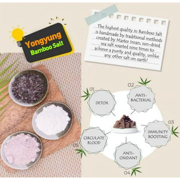 KPurity Minerals Roasted Purple Bamboo Salt, 45g Crystal