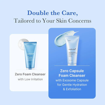 Medicube Zero Pore Capsule Cleansing Foam Facial Cleanser, Daily Gentle Pore & Blackhead Care with AHA + BHA + PHA, Korean Skincare, 4.23 oz