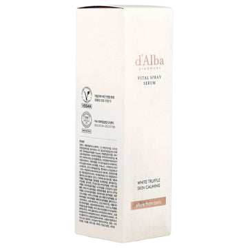 d'Alba White Truffle Vital Spray Serum, 3.38 fl oz (100 ml)