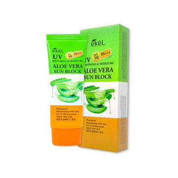 Ekel] UV Soothing  Moisture Aloe Vera Sun Block SPF 50 PA+++ 70ml/ soothing