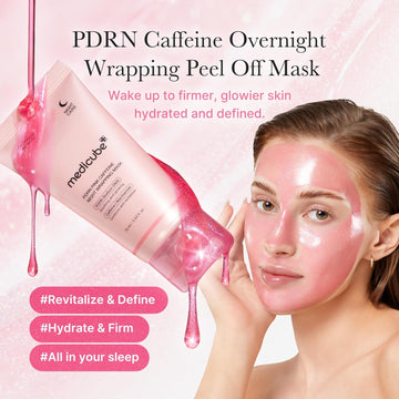 Overnight Hydrating Face Mask with Silicone Applicator Brush – Skincare Set for Smooth, Refreshed Looking Skin (75ml)