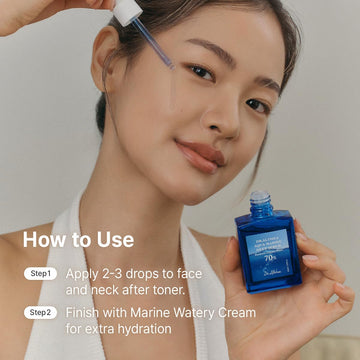 Dr. Althea Aqua Marine Deep Serum & Watery Cream Set – Hydrating Skincare Duo – Lightweight Moisture Boosting Routine