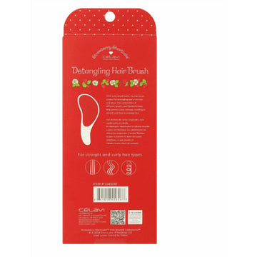 CELAVI STRAWBERRY SHORTCAKE DETANGLING PRINTED BRUSH RED