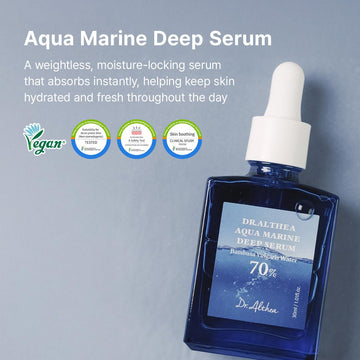 Dr. Althea Aqua Marine Deep Serum & Watery Cream Set – Hydrating Skincare Duo – Lightweight Moisture Boosting Routine