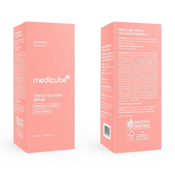 Medicube Triple Collagen Serum with FREE VT Reedle Shot 100 2-Step Mask | Hydrating & Firming Korean Skincare Set