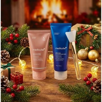Medicube Triple Night Care Set – Elasticity, Radiance & Pore Care Masks, Nighttime Skincare, 3 Items